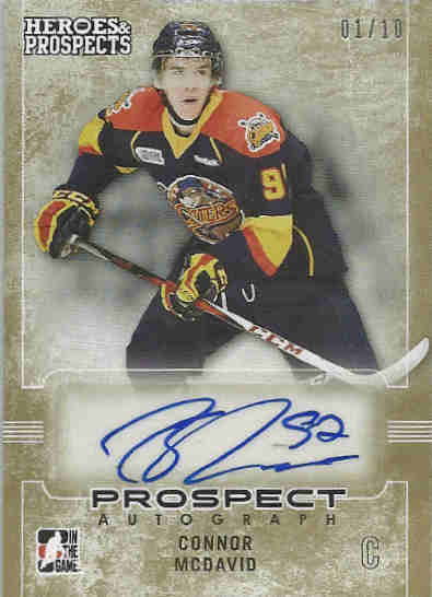 14-15 Leaf ITG Heroes & Prospects Autograph Connor McDavid