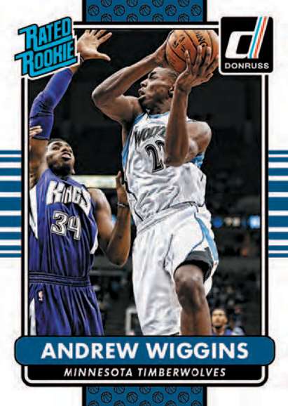 14-15 Panini Donruss Rated Rookie Andrew Wiggins