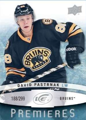 14-15 Upper Deck Ice Hockey Ice Premieres David Pastrnak