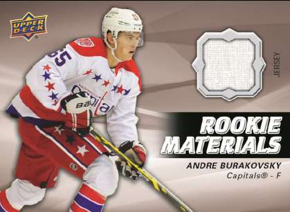 14-15 Upper Deck Series 2 Rookie Materials Andre Burakovsky