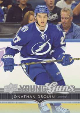 14-15 Upper Deck Series 2 Young Gun Jonathan Drouin