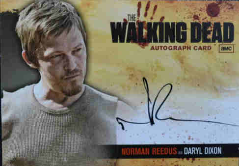 2011 Cryptozoic The Walking Dead Season 1 Autograph Norman Reedus as Daryl Dixon