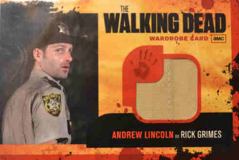 2011 Cryptozoic The Walking Dead Season 1 Wardrobe Memorabilia Andrew Lincoln as Rick Grimes