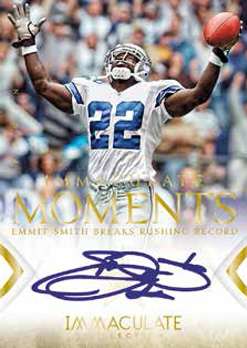 2014 Panini Immaculate Collection Moments Emmit Smith