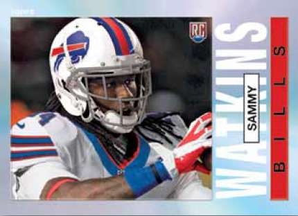 2014 Topps Chrome Mini Football 1985 Insert Sammy Watkins