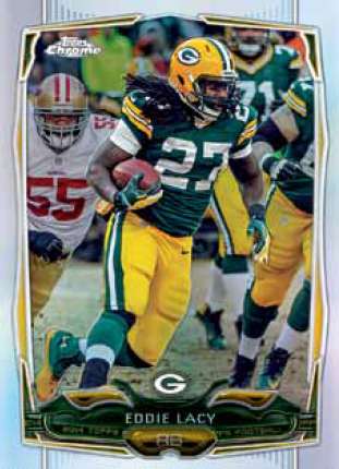 2014 Topps Chrome Mini Football Base Card Eddie Lacy
