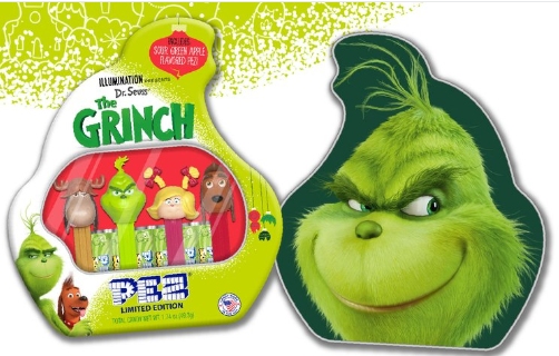 The Latest Pez Creation - Grinch Pez Set